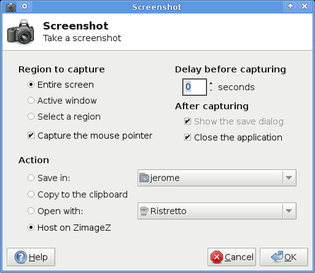 Xfce4 Screenshooter 1.6.0, zdroj: jeromeg.blog.free.fr