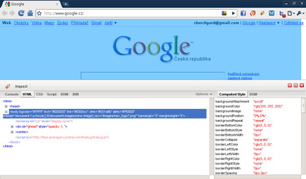 Firebug: Omezené funkce, ale přesto skvělý nástroj