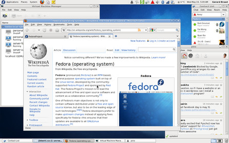 Snímek obrazovky nové Fedory, zdroj fedoraproject.org