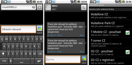 Free SMS Sender – SMS přes internetové brány jednoduše