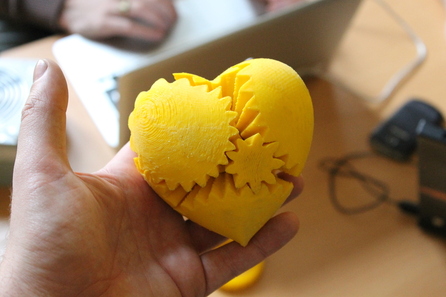 Mechanické srdce vytištěné na 3D tiskárně