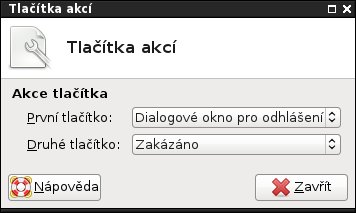 Tlačítka akcí v minulé verzi nenabízela mnoho možností