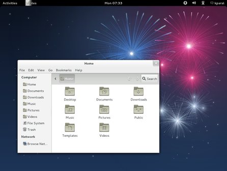 Fedora 17 a GNOME 3.4