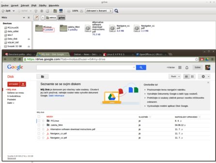 V synchronizované složce (PCLinux) schází dokumenty Google Docs – ty Grive synchronizovat neumí﻿