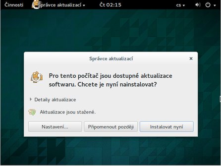 Automatické aktualizace systému v Ubuntu GNOME