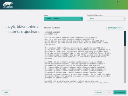 Instalátor openSUSE 13.2