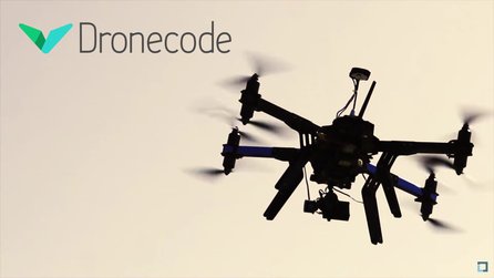 Snímka z prezentačného videa Dronecode (Linux Foundation)