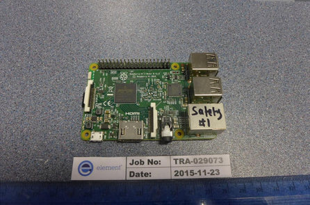 Raspberry Pi 3 Model B (zdroj: technická dokumentace pro schválení FCC)