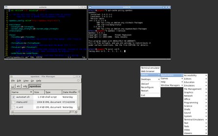 Openbox (screenshot Openbox, GPL)