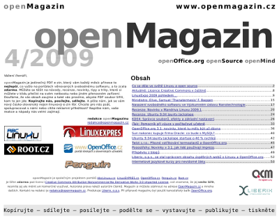 32 openmagazin4 Stáhněte si openMagazin 4/2009   to nejlepší z českých linuxových portálů