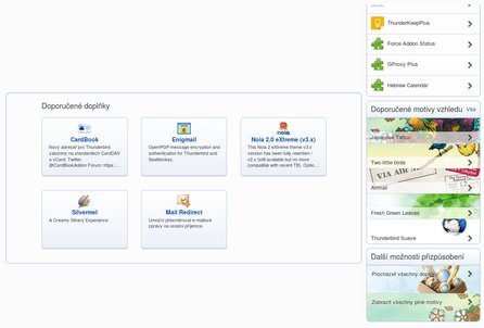 Přístup k plným motivům na stránce Získání doplňků