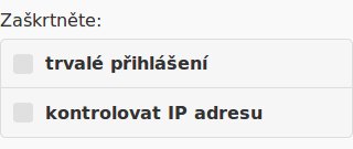 Skupina zaškrtávátek