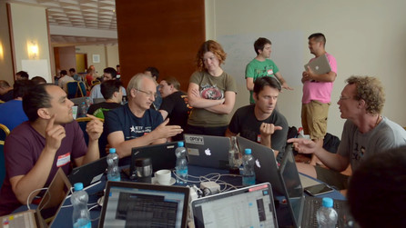 IETF Hackathon 93 v Praze (snímek z videozáznamu)