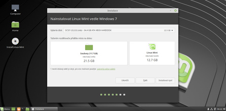 Instalace Linuxu vedle Windows