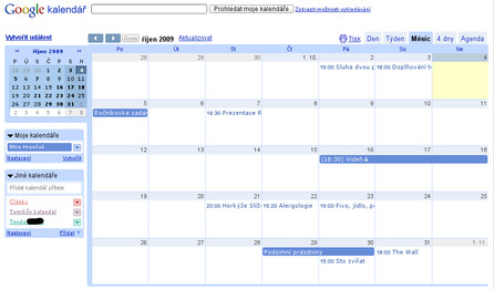 Kalendář Google