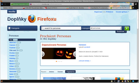 Personas: Zkrásněte si Firefox pomocí tisíců podkreslení