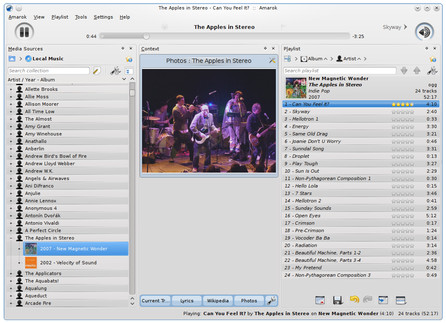 Amarok 2.3.0, zdroj amarok.kde.org