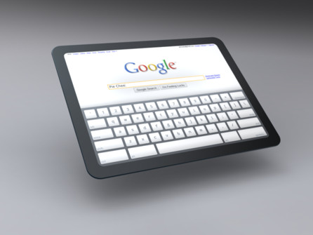 Jeden z návrhů, jak by mohl tablet od Googlu vypadat, zdroj chromium.org