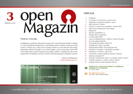 Kliknutím na obrázek stáhnete openMagazin 03/2011 ve formátu PDF