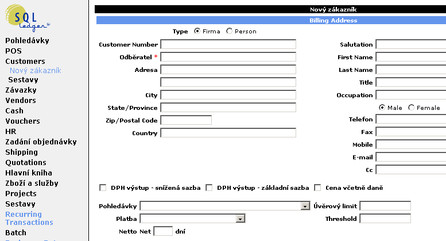 Účetnictví SQL-Ledger