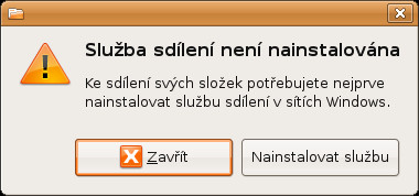 Doinstalovat službu