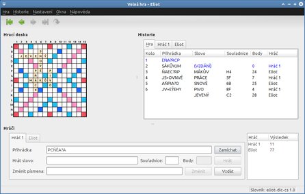 Eliot - scrabble pro Linux