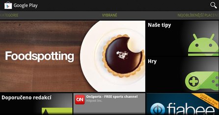Google Play, tedy bývalý Android Market, vám bude alespoň ze začátku určitě dělat společnost