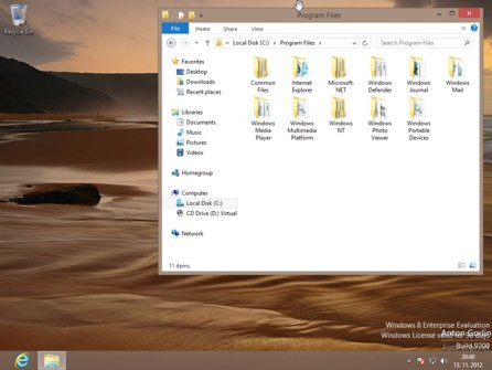 Přizpůsobené prostředí Windows 8