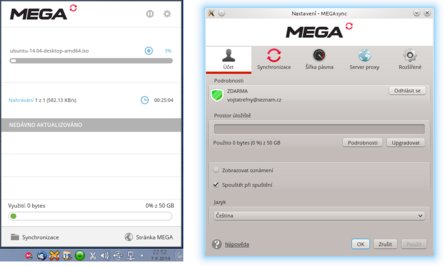 MEGAsync ve Fedoře 20