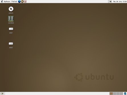 Ubuntu 4.10 Warty Warthog a prostředí GNOME ve verzi 2.8