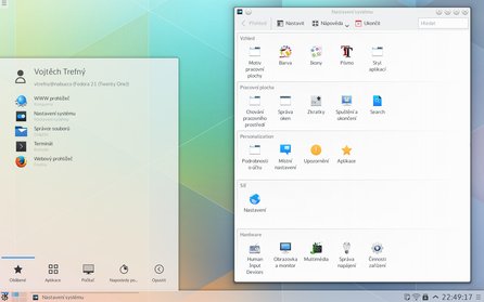 Nová Plasma 5.1 v připravované Fedoře 21