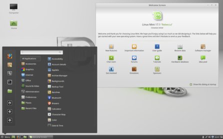 Linux Mint 17.1 „Rebecca“ s prostředím Cinnamon