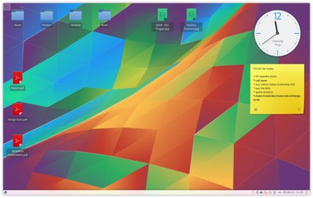 KDE Plasma 5.4 (© KDE e.V.)