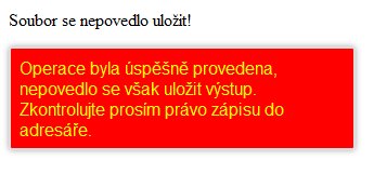 Speciálně nastylovaná kontextová nápověda
