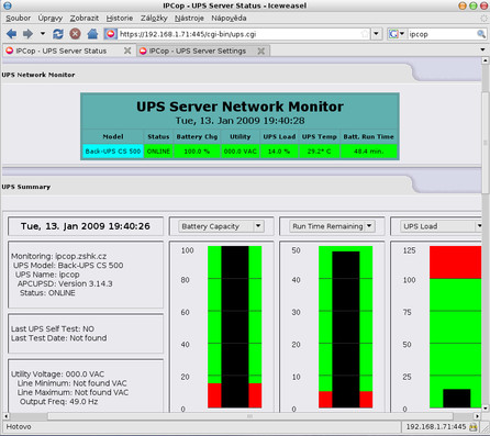 UPS Server v provedení IPCop
