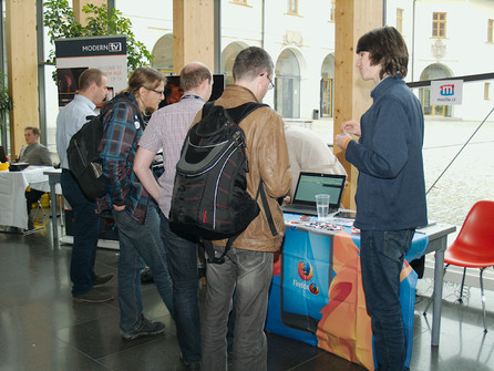 Stánek české komunity Mozilla (webový prohlížeč je nejčastějším „oknem“ do otevřených dat)