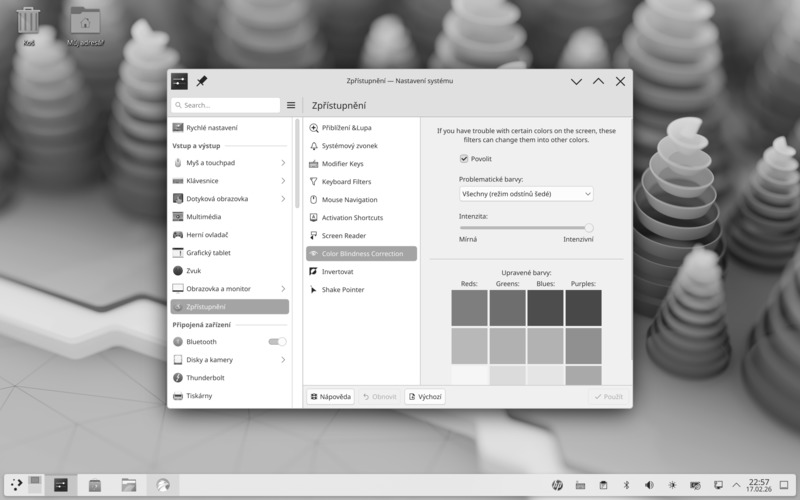 Plasma 6.6 ve stupních šedi