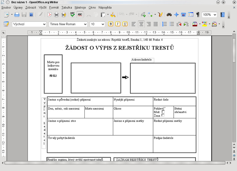 OpenOffice.org v openSUSE 11.2