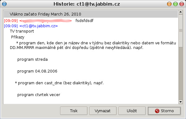 Historie v Coccinelle