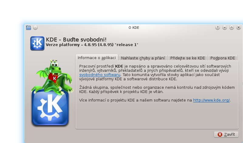 KDE 4.9 RC1 – informace o prostředí