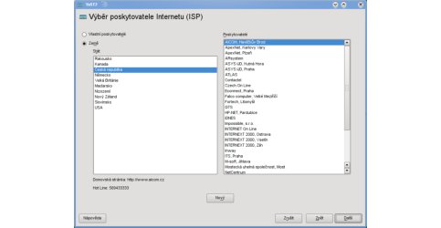 Výběr poskytovatele internetu