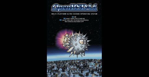 Obal k instalačnímu médiu s OpenBSD 4.6, zdroj openbsd.org
