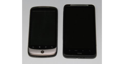 Porovnání s Nexus One (laskavě zapůjčil David Šmehlík)