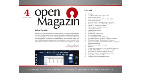 Kliknutím na obrázek stáhnete openMagazin 04/2011 ve formátu PDF