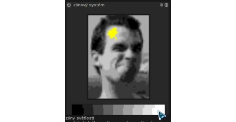 Úprava světlých a tmavých míst modulem zónový systém