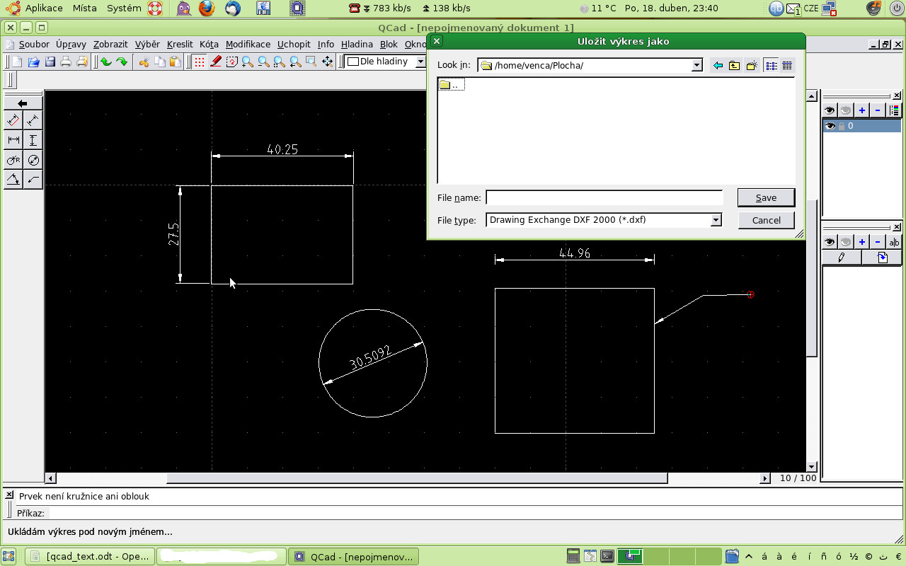 Formát DXF bude možné načíst i v jiných CAD programech