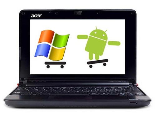 Acer uvádí netbook s Androidem i Windows, zdroj gizmologia.com