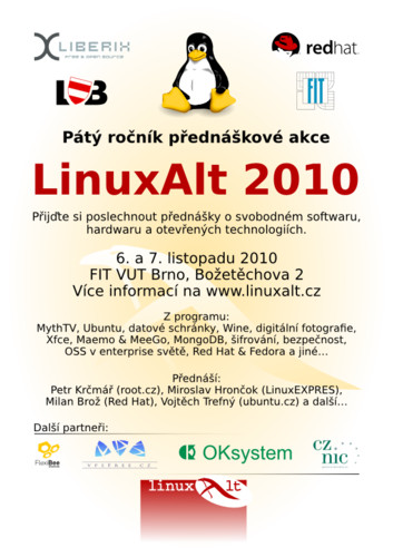 Pozvánka na LinuxAlt 2010