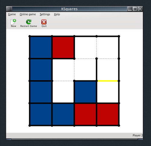 KSquares – Dots and boxes