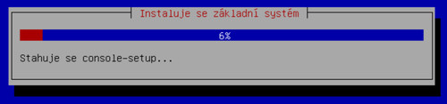 Instalace základního systému